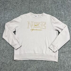 Nike Sweatshirt Womens Medium Viloet Crewneck Pullover Casual Sportswear